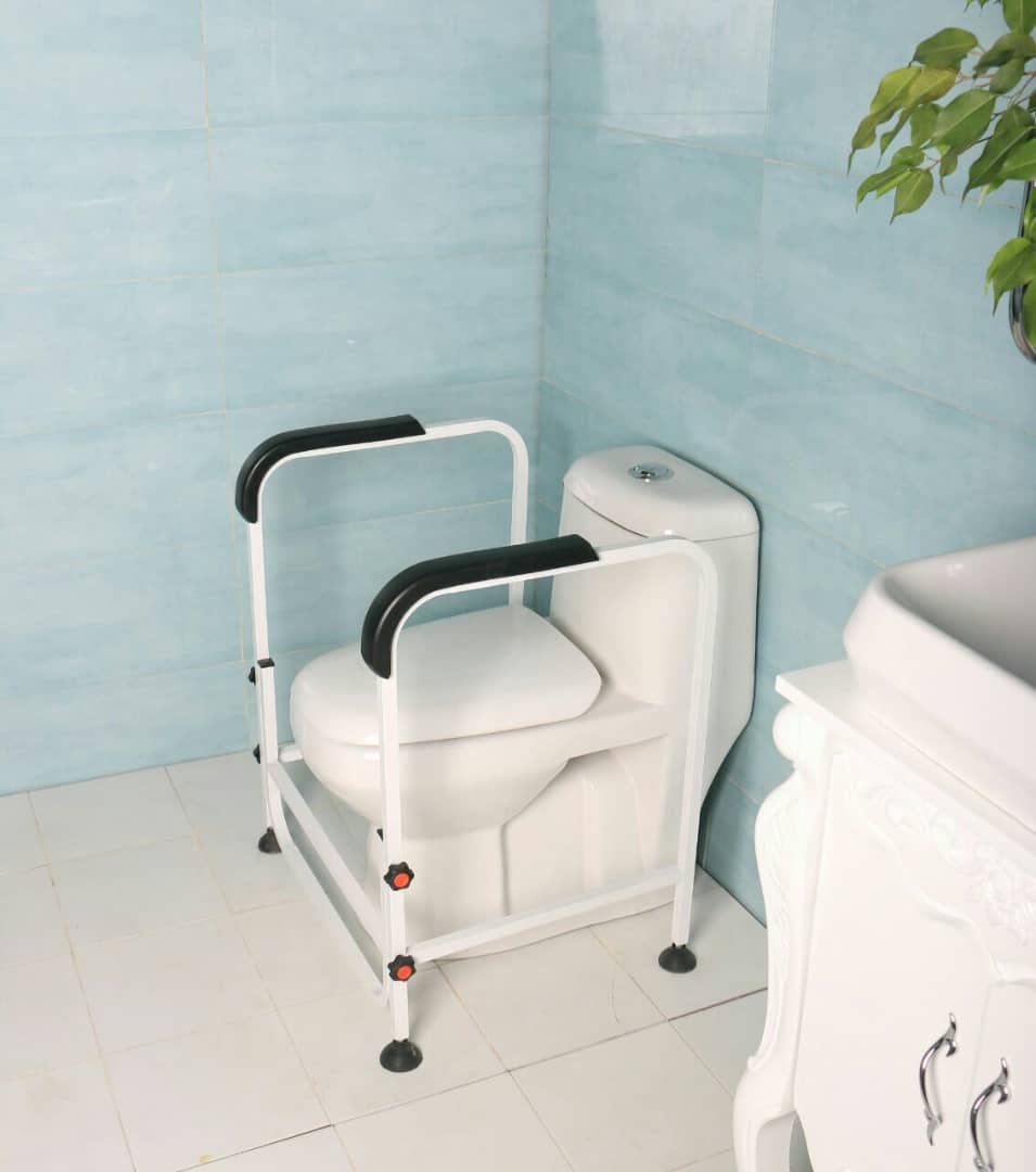 فریم کمکی ثابت توالت فرنگی سفید الکترواستاتیک